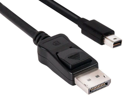 Kabllo Mini DisplayPort në DisplayPort Club 3D CAC-1115, 2m, e zezë