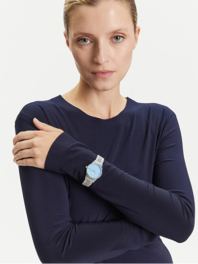 Orë Trussardi T-Bent R2453144511 për goca, e argjendtë