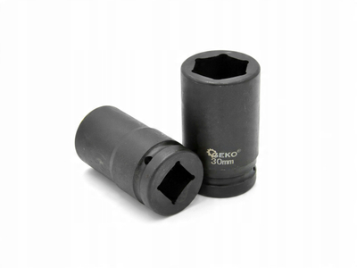 Set çelësa goditës GEKO, 3/4", 17-32mm, 8 copë