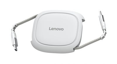 Kabllo Lenovo USB-C, 240W, e tërheqshme, e bardhë