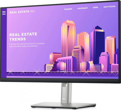 Monitor Dell P2422H (210-AZYX), 23.8" (60.5cm), FullHD, i zi/ i argjendtë 