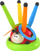 Lodër sportive Leantoys Ladybug 3n1, kërcim me litar, set për hedhje në shenjë, shumëngjyrëshe