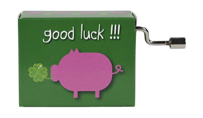 Art And Music Good Luck With Pig - Fridolin