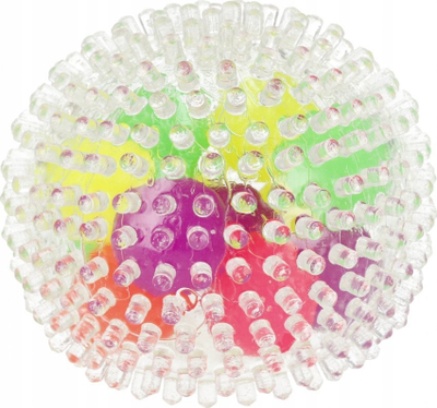 Top antistres MEGA CREATIVE Squeezable Ball 7cm, me xhel, me ngjyra të përziera