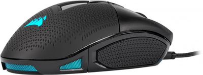 Mi gaming Corsair NIGHTSWORD RGB, me kabllo, 8 butona, i zi