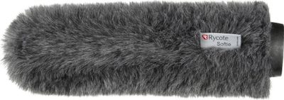 Windshield për mikrofon Rycote Classic-Softie 29cm 24/25, me gëzof, gri