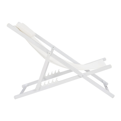 Karrige lounge Kea 59.5×102.5×94 cm (HM5076.04), bardhë