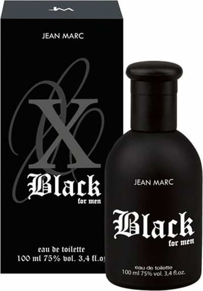 Ujë tualeti Jean Marc X-Black, 100ml, për burra, i zi