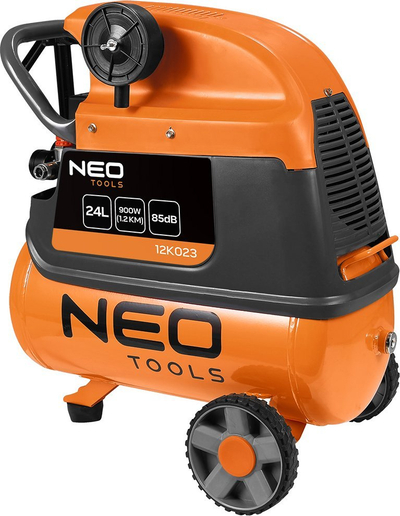 Kompressor me vaj Neo Tools 12K023, 24L, 900W, portokalli