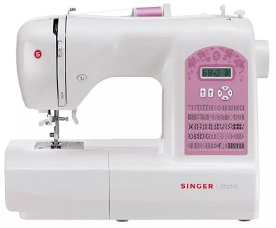 Makine qepëse elektronike Singer Starlet 6699, 100 qepje, ekran LCD, e bardhë