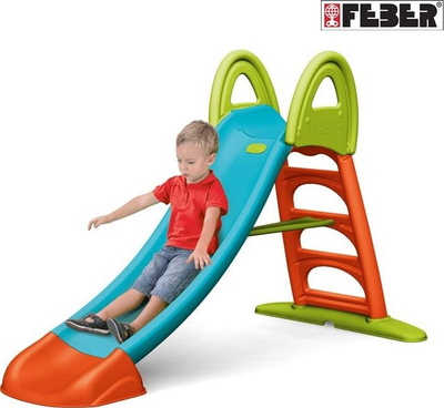 Rrëshqitëse plastike Feber The Water Slide 10, 1.9 m, për kalamaj 3+, shumëngjyrëshe