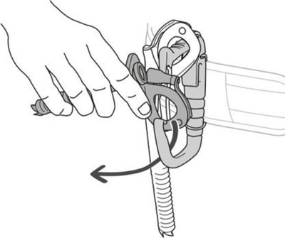 Држач за навојни клинови за мраз Petzl Caritool Evo, универзален, P043AB00, црн