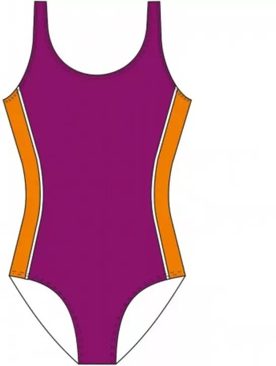 Kostum noti gocash Fashy, njëpjesësh, sportiv, vjollcë portokalli