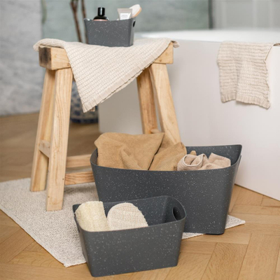 Kuti ruajtjeje Koziol Boxxx L, 15 L, 31 x 48 x 23.7 cm, gri