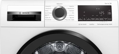 Rrobatharëse Bosch WQG241AKPL, 9 kg, e bardhë