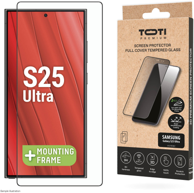 Заштитно стакло Toti за Samsung Galaxy S25 Ultra, 6.9\", цврстина 9H, проѕирно