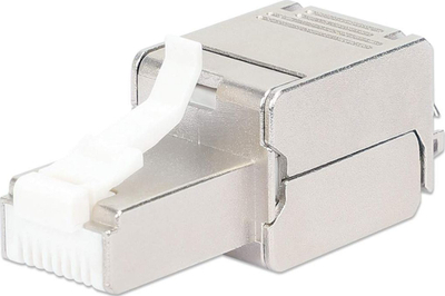 Prizë modulare RJ45 Intellinet 790796, Cat6 10G STP, vetë-krimpuese, metalike
