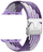 Rrip ore Beline Woven Nylon Parachute për Apple Watch 42/44/45/49mm, najlon, vjollcë