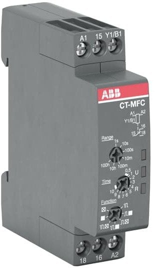 Rele kohore ABB CT-MFC.12, 0.05s-100h, 24-240V AC, gri