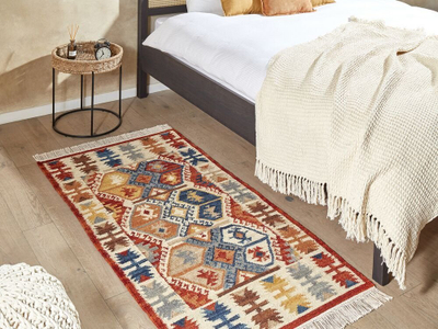Tapet leshi VANASHEN Wool Kilim, 80 x 150 cm, shumëngjyrësh