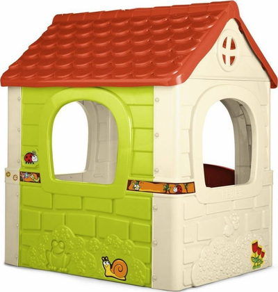Shpi lojrash Feber Fantasy House, plastike, për oborr, shumëngjyrëshe