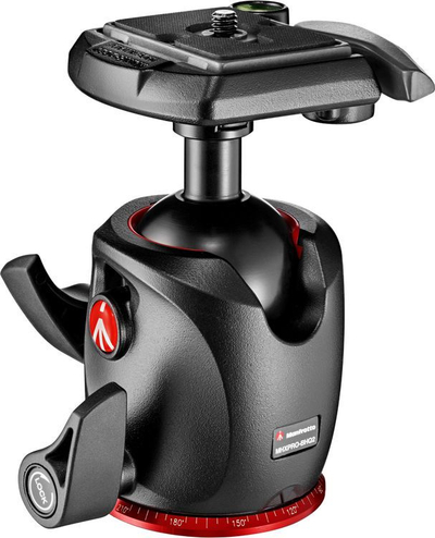 Kokë sferike për tripod Manfrotto XPRO, MHXPRO-BHQ2, kapacitet 10 kg, e zezë