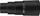 Grykë reduktuese për fshesë me korrent industriale GRAPHITE 59G613 59G614, diametër 26‑40 mm, e zezë