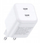 Karikues muror Ugreen X526, 2x USB C, GaN, 45W, i bardhë