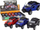 Makine lodër off road Leantoys MIX, die-cast metal, me rimorkio, ngjyra të përziera