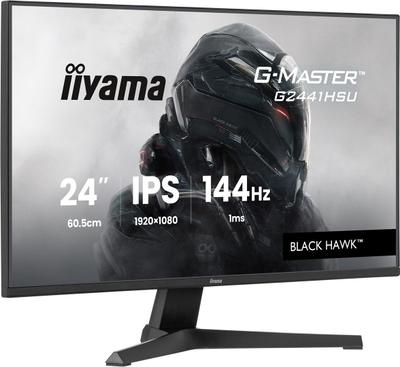 Monitor gaming iiyama G-Master G2441HSU-B1, 24", IPS Full HD 144Hz, i zi