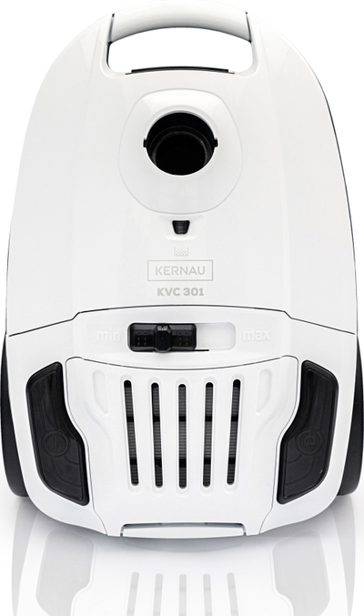 Fshesë me korent Kernau KVC 301, me qese, 700W, filtër EPA 12, e bardhë