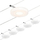 Sistem drite me kabllo Paulmann Wire DiscLED, 5 spot LED, i bardhë