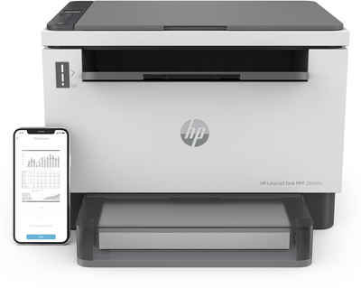 Printer lazerik HP LaserJet Tank 2604dw, i bardhë / zi