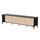 Komodë TV Bed Cabinet Merci 400010, 200 x 40 x 54 cm, e zezë oak
