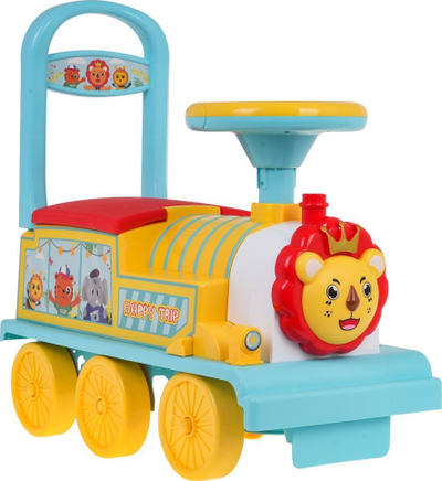 Tren lodër kalorës Dearbong Musical Lion, me drita edhe tinguj, për kalamaj 3+ vjeç, shumëngjyrësh