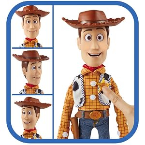 Figurë interaktive Disney Pixar Toy Story Ultimate Action Woody, 40 cm, me zë, shumëngjyrëshe