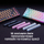 Kapakë tastiere HyperX Pudding Keycaps 2, set i plotë, PBT, rozë