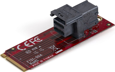 Kartë StarTech U.2 në M.2, PCIe 3.0 x4, për SSD NVMe 2.5"