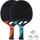 Set pingpongu Cornilleau Tacteo Duo Outdoor 455350, 2 paleta, 3 topa, shumëngjyrësh