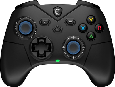 Gamepad MSI Force GC300 Wireless, pa kabllo, për PC, i zi
