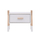 Komodinë fëmijësh PASCHAL Kid Bed Table, 46x30x38cm, me sirtar, e bardhë