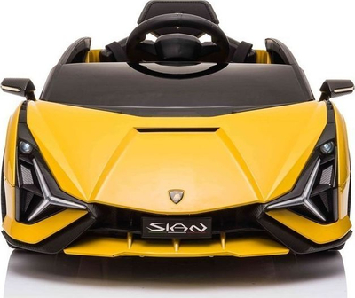 Електрична кола за деца Inna Lamborghini Sian, 110x58x32cm, 16kg, жолта