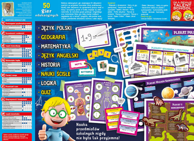 Set lojërash edukative Lisciani Im A Genius 50 Educational Games, 50 lojëra, për fëmijë