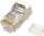 Prizë modulare RJ45 Value 21.99.3065, Cat.6 6A, e ekranuar, set 100 copë, transparente
