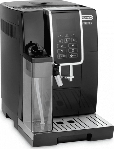 DeLonghi Dinamica ECAM 350.55.SB Целосно Автоматска Машина за Кафе, Сребрена/Црна
