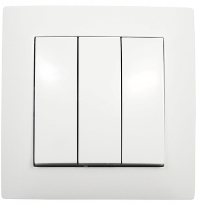 Çelës dritash trefish Wesa LC-17, 10A 230V, i bardhë