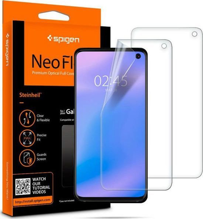 Folie mbrojtëse Spigen Neo Flex HD për Samsung Galaxy S10, 2 copë