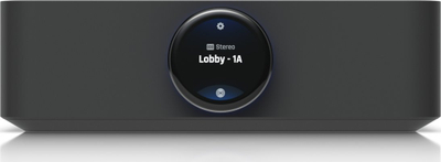 Përforcues audio Ubiquiti PowerAmp Home, multi zonë, streaming, i zi