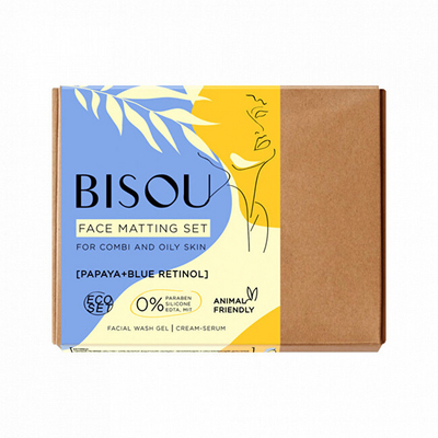 Set Bisou xhel 150 ml + serum për fytyrë 50 ml