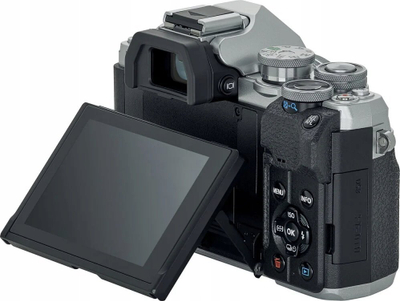 Aparat fotografik Olympus OM-D E-M10 Mark IV, 20.3MP, video 4K, argjendtë